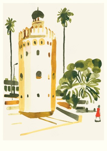 Torre del Oro, Seville (Postkarte, 20 Ex)