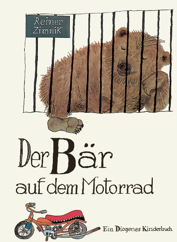 Der Bär auf dem Motorrad