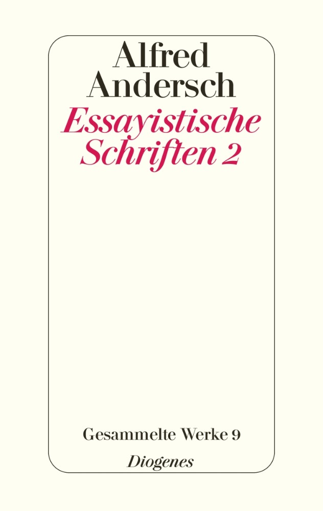 Essayistische Schriften 2