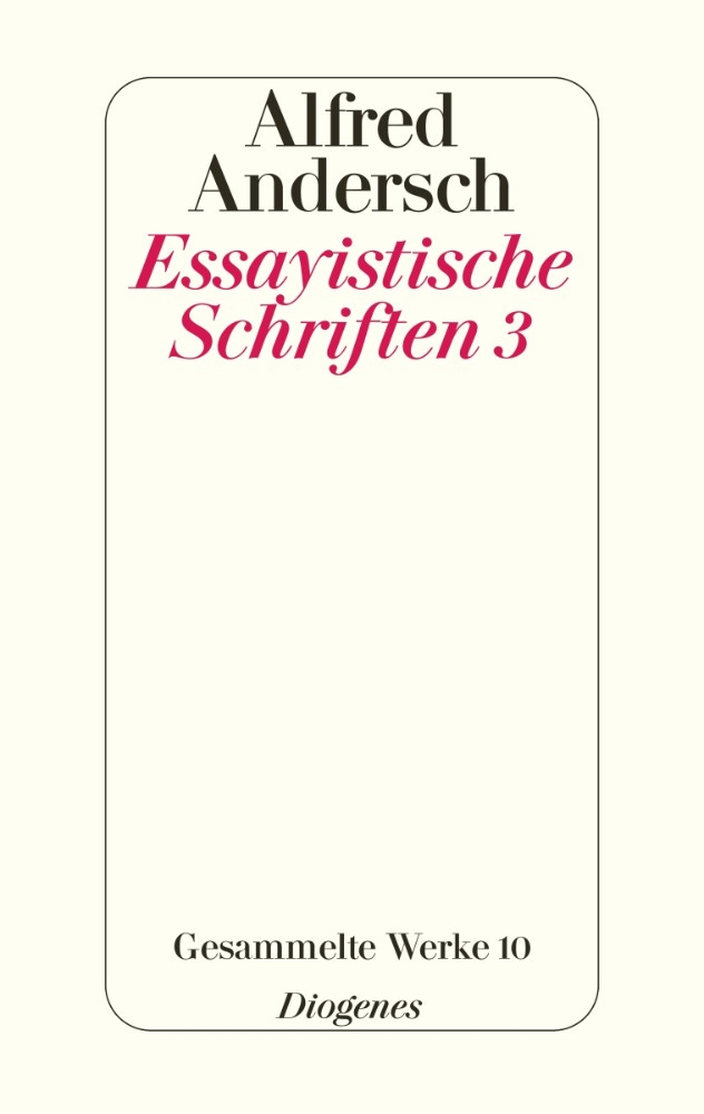 Essayistische Schriften 3