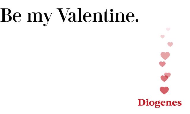 Valentinstag mit Diogenes