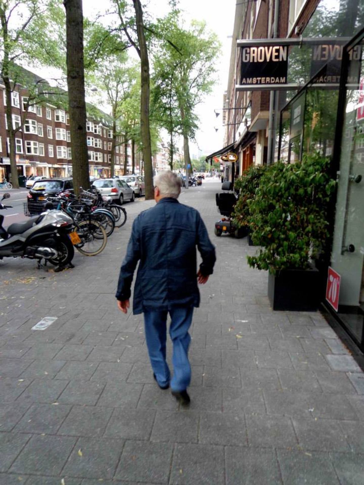 Beethovenstraat, Amsterdam. In der Nachbarschaft lebte Jerry acht Jahre lang von 1935 bis 1943 mit seinen Eltern Max und Sophie sowie den beiden Brüdern.