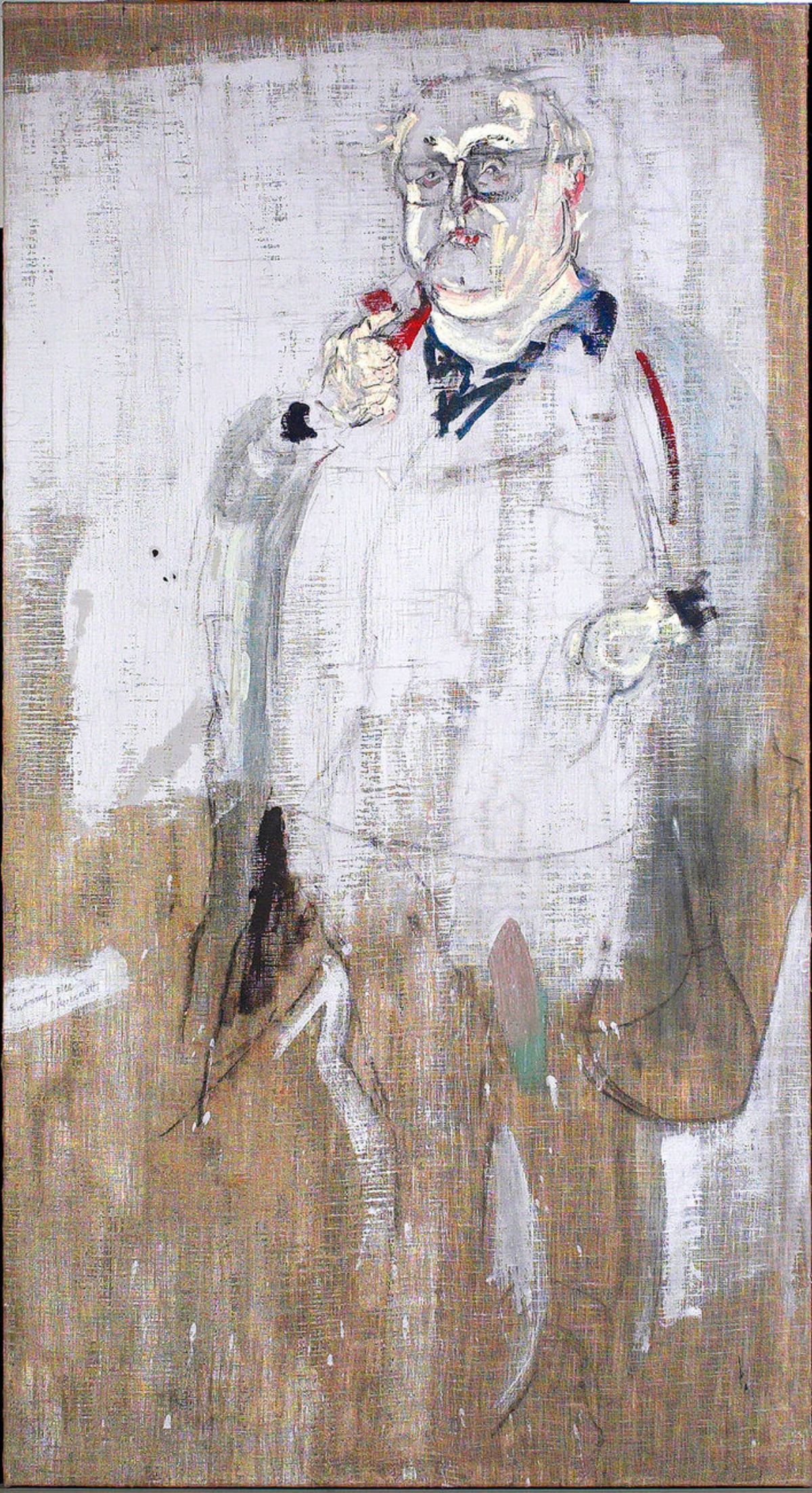 Varlin: Portrait Friedrich Dürrenmatt, 1962.