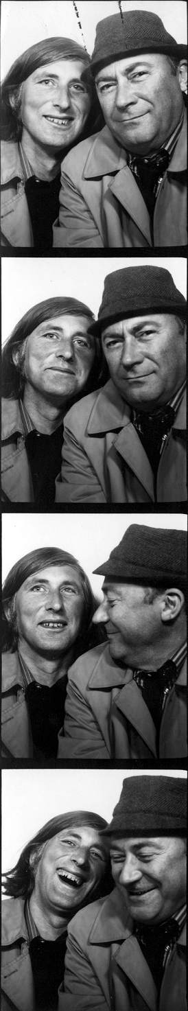 Tomi Ungerer und Daniel Keel, 1972. Foto: Archv Diogenes Verlag. <p>Tomi Ungerer und Daniel Keel, 1972. Foto: Archv Diogenes Verlag.</p><br/>