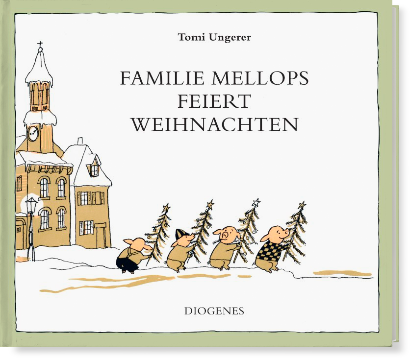 Tomi Ungerer Familie Mellops feiert Weihnachten