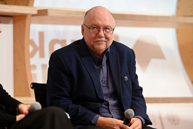 Andrej Kurkow beim 70 Jahre Diogenes Talk © Diogenes / picture alliance / Frank May