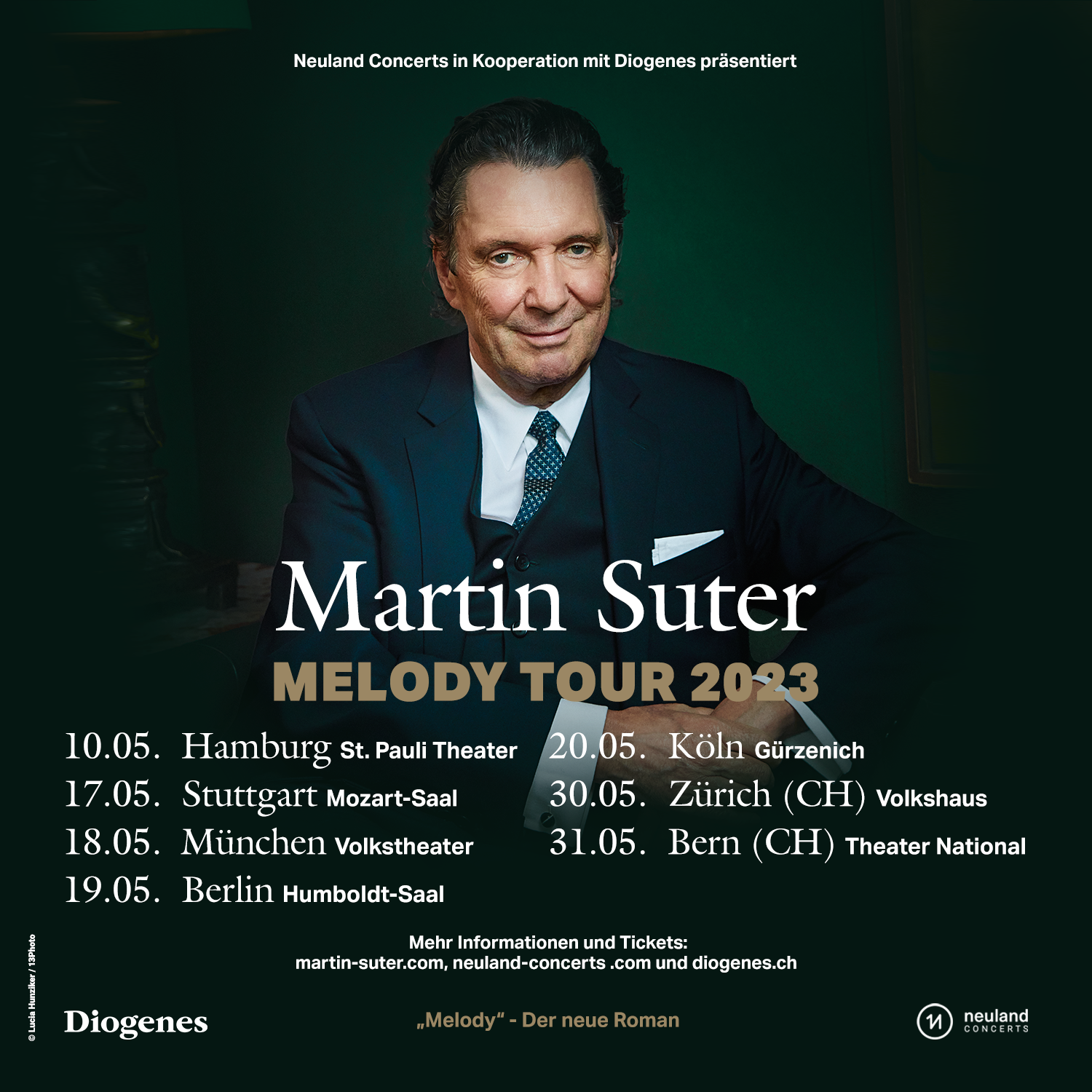 Martin Suter mit Melody live erleben