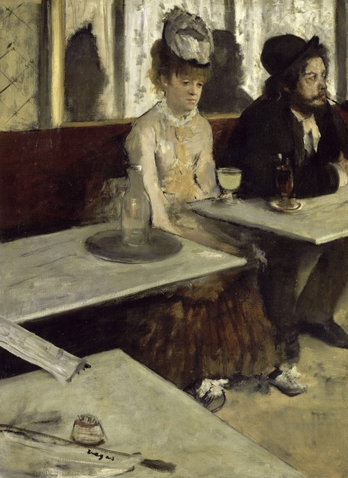 Edgar Degas (1834-1917), In einem Café, oder Der Absinth, 1876. Öl auf Leinwand, H. 92; B. 68,5 cm. Musée d'Orsay, Paris