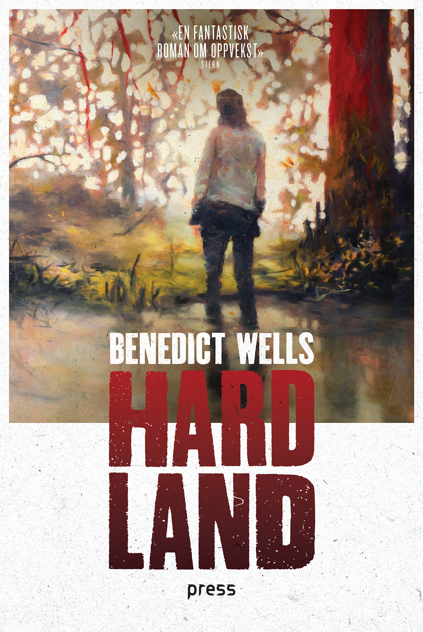 Now published in translation: Hard Land by Benedict Wells in Norwegian